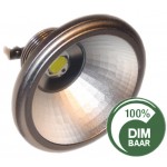 AR111 - 7 Watt Sharp LED - dimbaar!  lichtbeleving 50 Watt 2700K